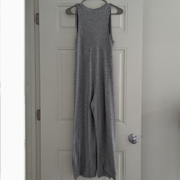 Zara Ribbed Grey Jumpsuit size S - Picture 3 of 4
